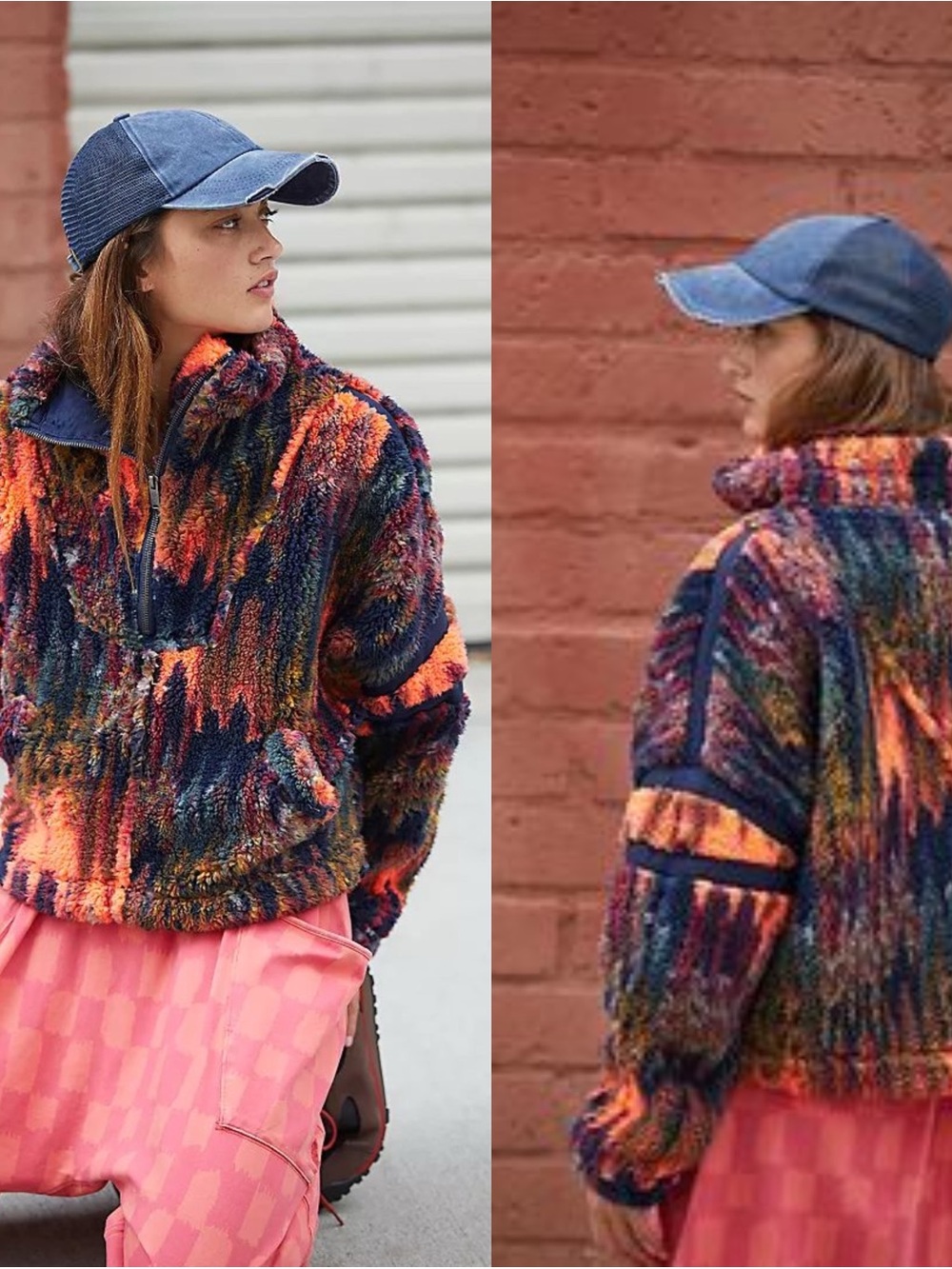 Free People Movement Hit The Slopes Sherpa XS Multicolor